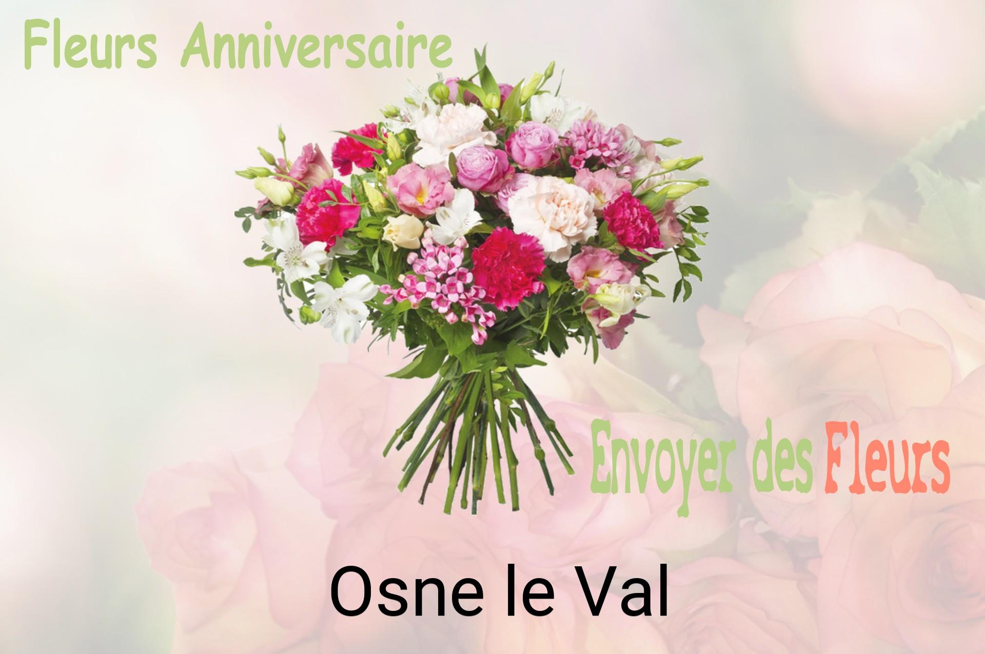 Bouquet de fleurs d’anniversaire livré à Osne-le-Val